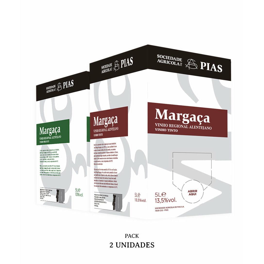 Bag-in-Box 5L Tinto + Branco - Família Margaça